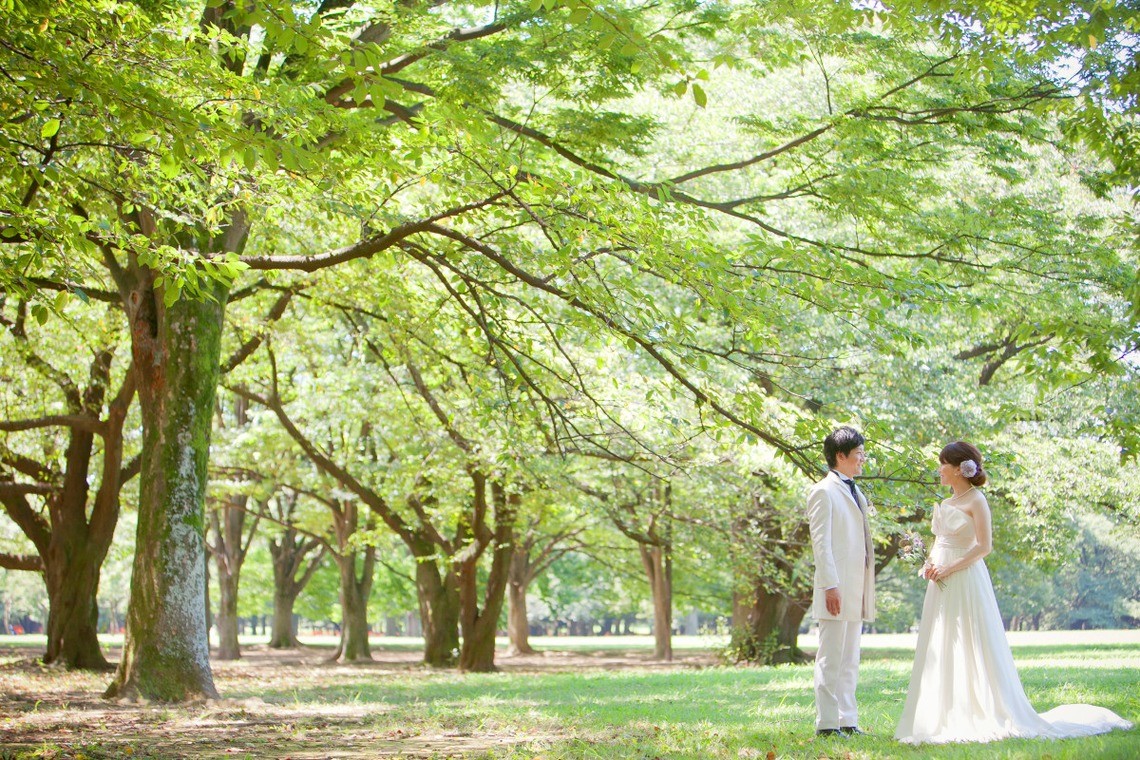 The Shinjuku Gyoen National park has many different gardens — Photo by ecoo