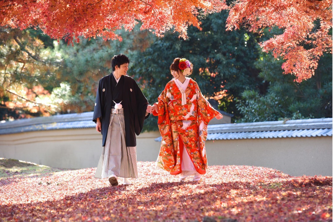 Autumn leaves in Nara — Photo by Kiki photo works