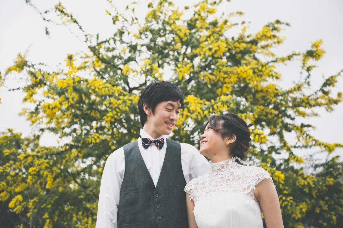 Among the mimosa  — Photo by Ayako Photography