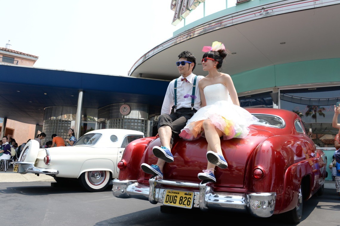 Many different backgrounds in Universal Studios Japan — Photo by ohtaka photo studio