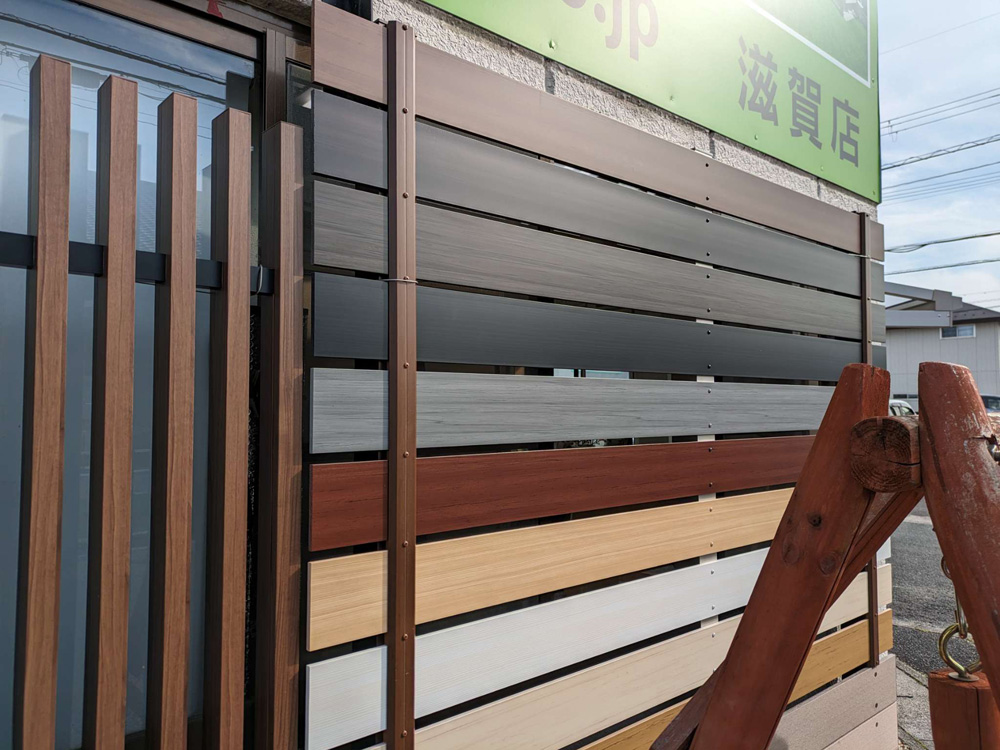 ファミリー庭園滋賀店　展示　F&Fマイティウッドデコ2