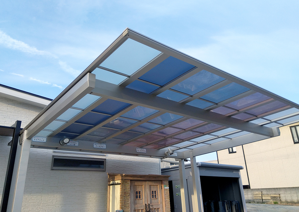 ファミリー庭園奈良店　展示　エフルージュFIRST EX屋根材.jpg