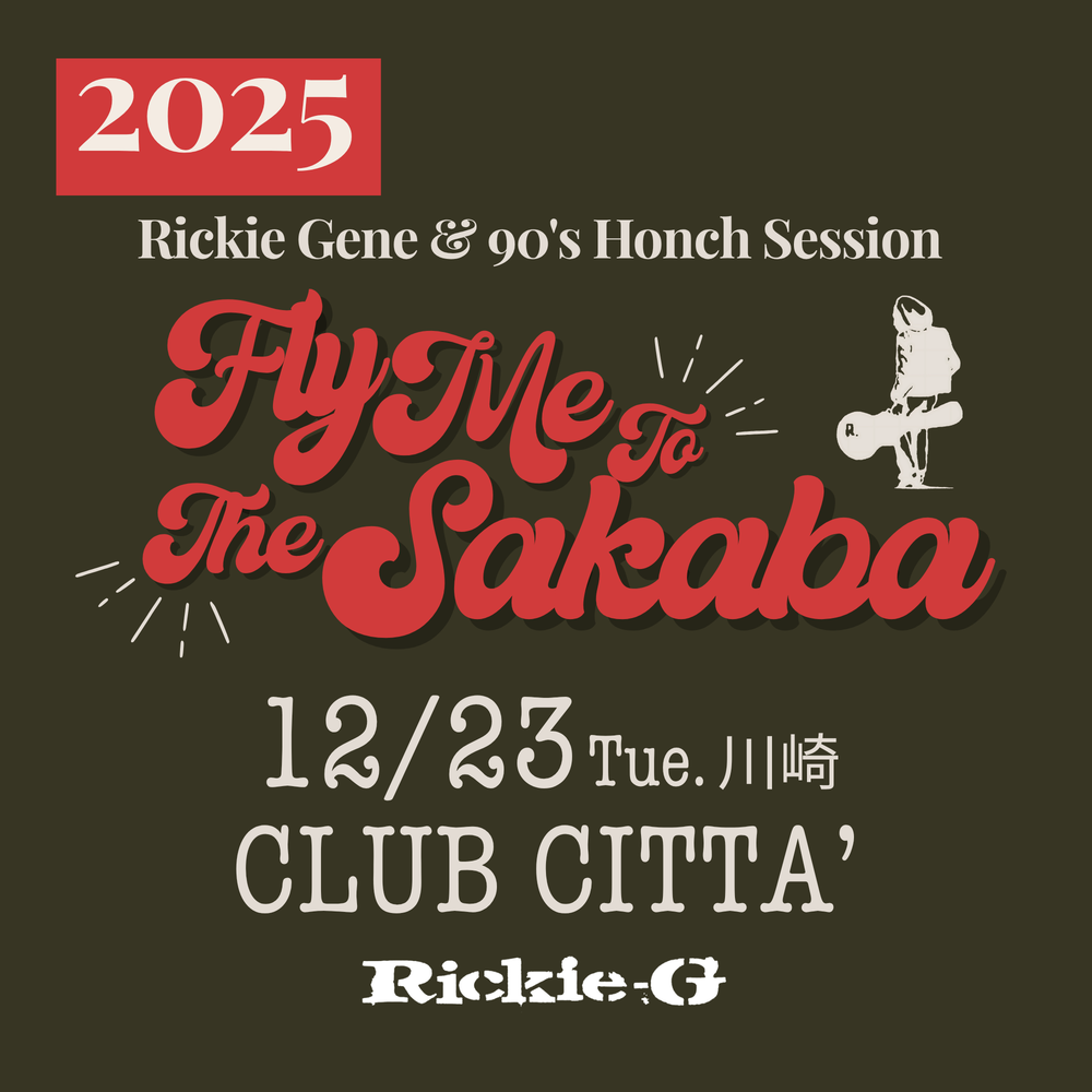 本日！！Rickie-GのLIVEチケット Rickie-G | LIVE