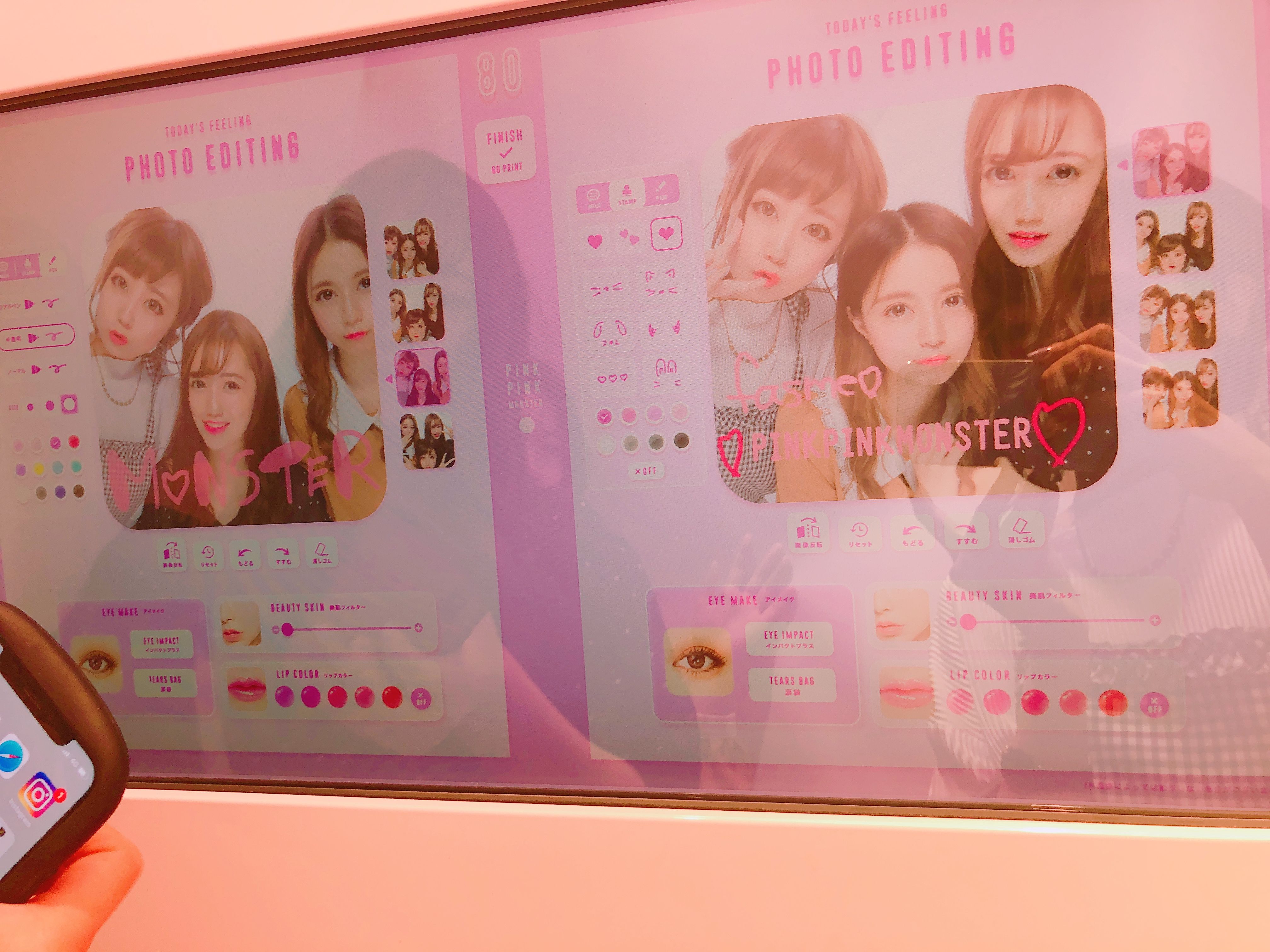 フリュー最新プリ機 Pink Pink Monster ポップアップに潜入