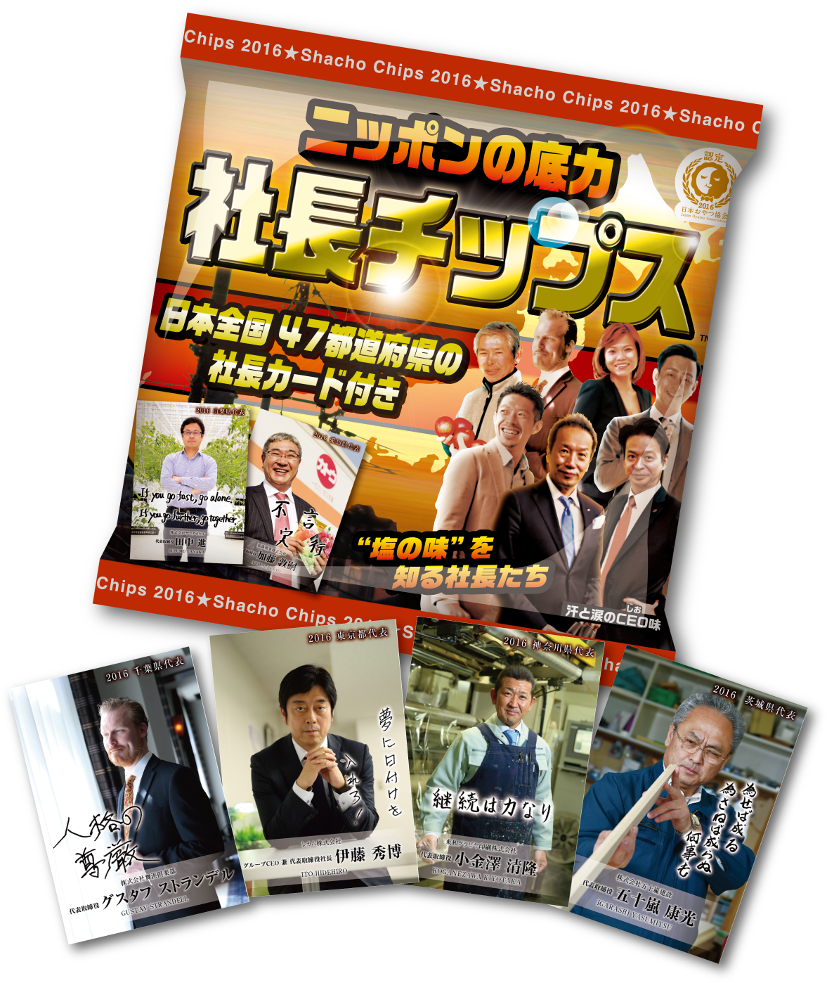 カードゲーム感覚で社長自身をPRする