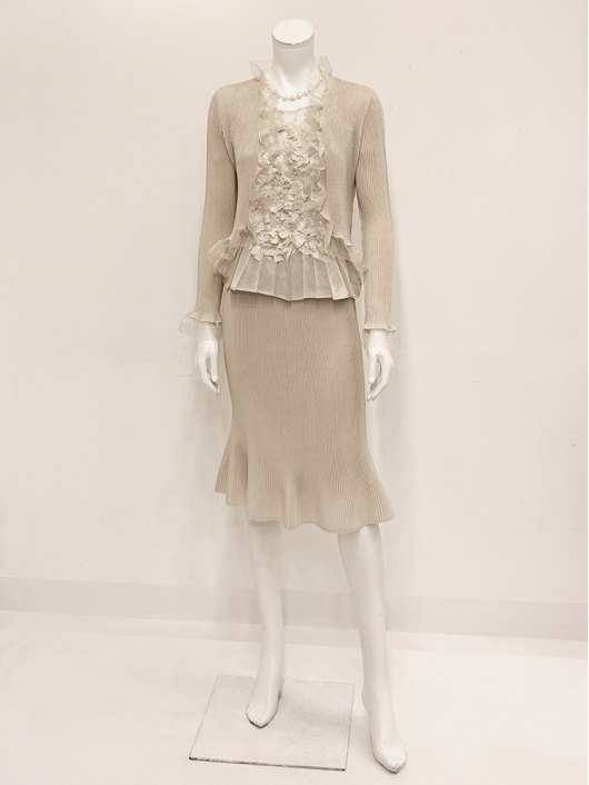 オーガンフリルジャケットセットアップ ジャケット Gプリブラウス スカート Specchio公式通販 スペッチオ オンラインショップ