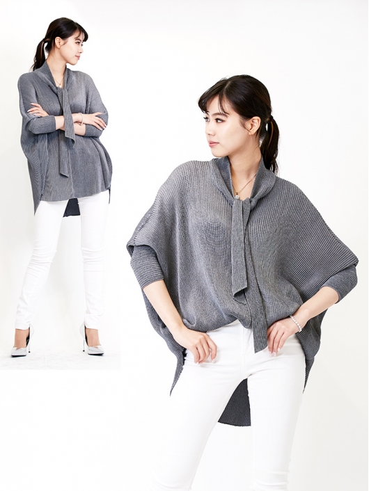 シャトルプリーツ ボウタイチュニックワンピース Specchio公式通販 スペッチオ オンラインショップ