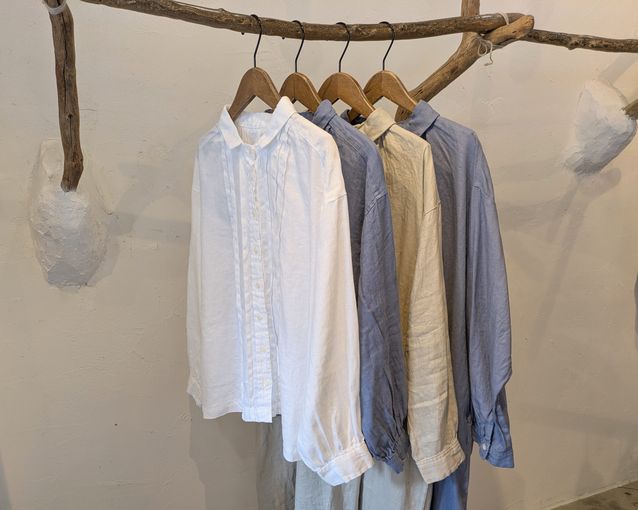 **春を感じる着こなしに**