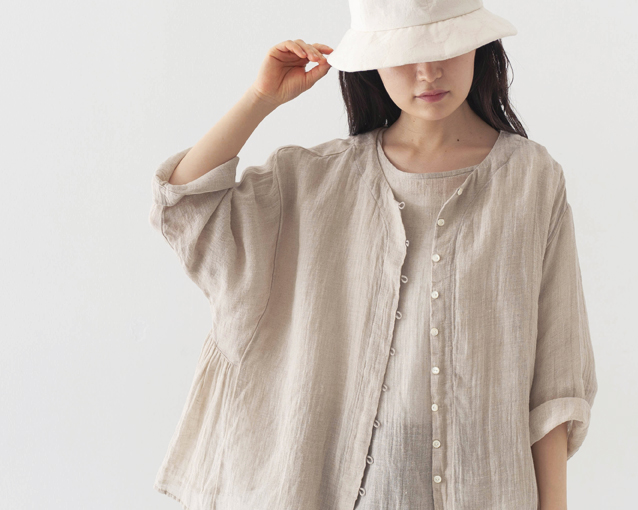 【PICK UP】憂鬱な雨の日もさらりとリネン素材で快適に。