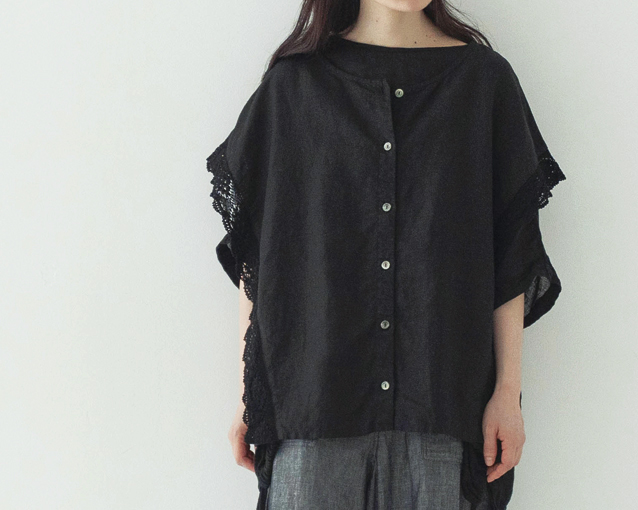 【NEW IN】リネンレースのベストとトラウザー