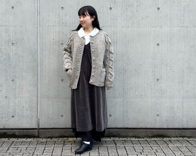 *やさしい秋冬の重ね着*