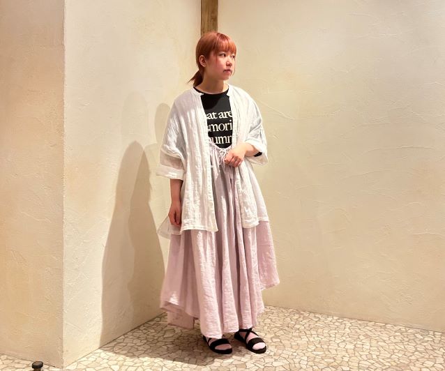 リネンガーゼと迎える夏 | 福岡店 | nest Robe Shop Blog | nest Robe 