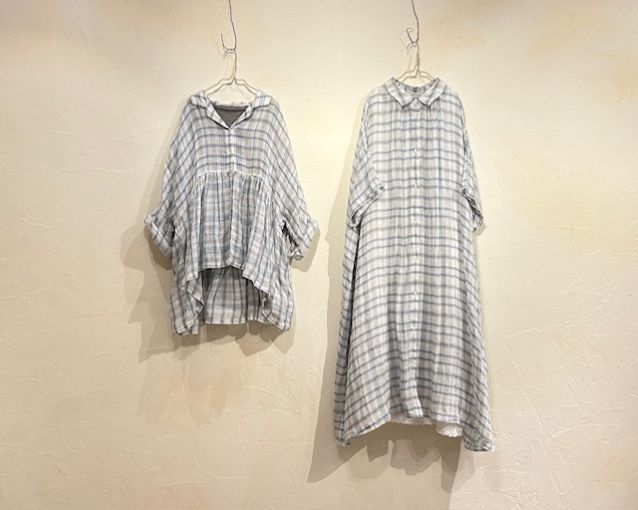 チェックのガーゼで特別な夏を | 福岡店 | nest Robe Shop Blog | nest