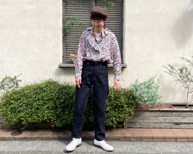 ネストローブ EnglishGardenプリントパンツ - パンツ 