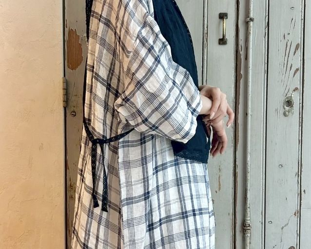 リネンガーゼチェックシリーズ*** | KITTE丸の内店 | nest Robe Shop 
