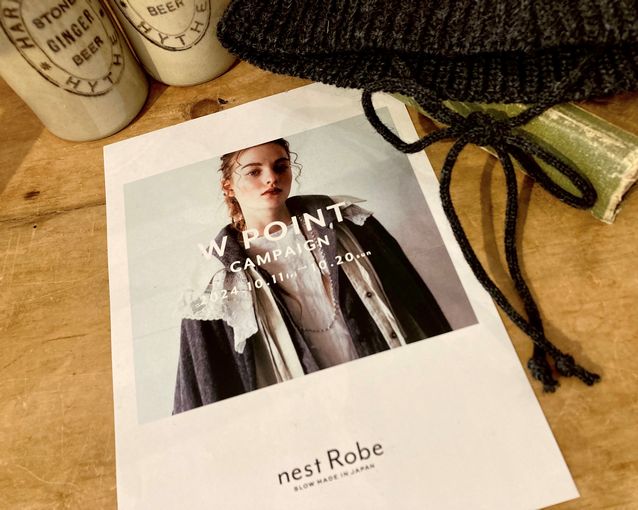 手編み模様が美しいペールボッブルニット | 神戸店 | nest Robe Shop  