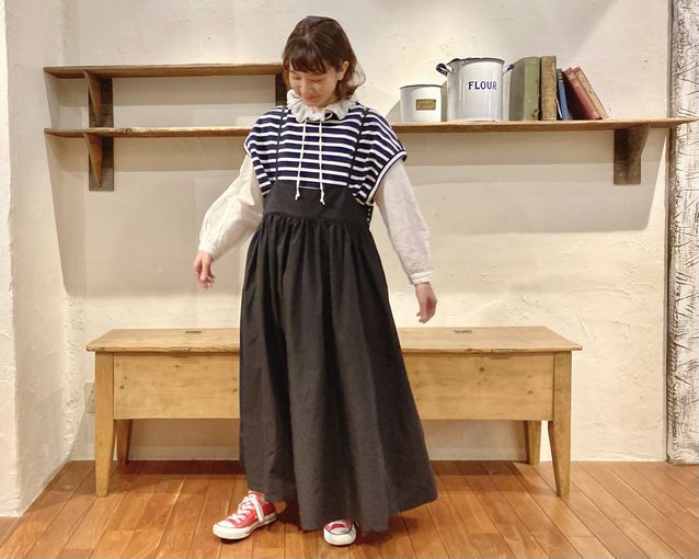 nestRobe リトアニアリネン ジャンパースカート 