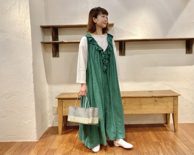 nest robe / ネストローブ | 2020SSS | リネン タックギャザー クルー 