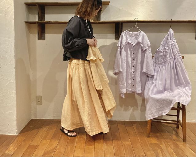 ネストローブ リネンスカート 