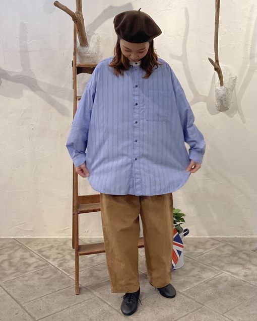 ストライプシャツでブリティッシュ風に＊＊ | 神戸店 | nest Robe Shop 