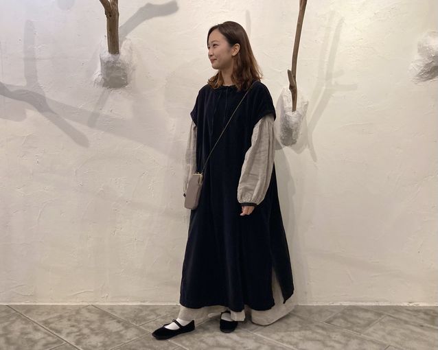 存在感のある別珍ワンピース＊＊ | 神戸店 | nest Robe Shop Blog  