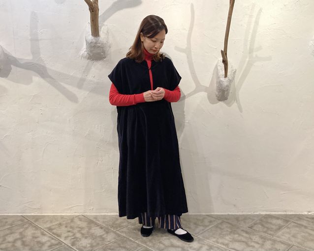 存在感のある別珍ワンピース＊＊ | 神戸店 | nest Robe Shop Blog  