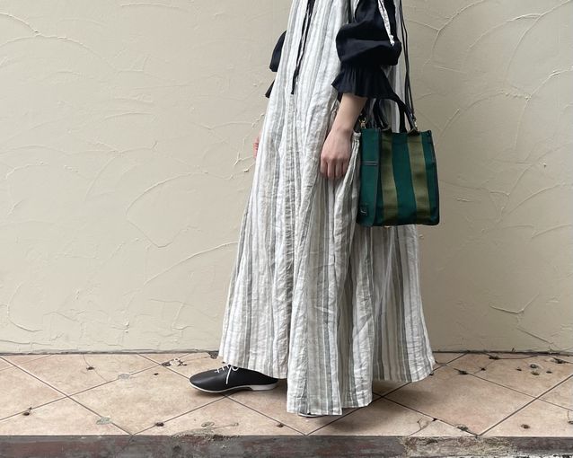 フレンチリネンの先染めストライプ＊* | 神戸店 | nest Robe Shop Blog 