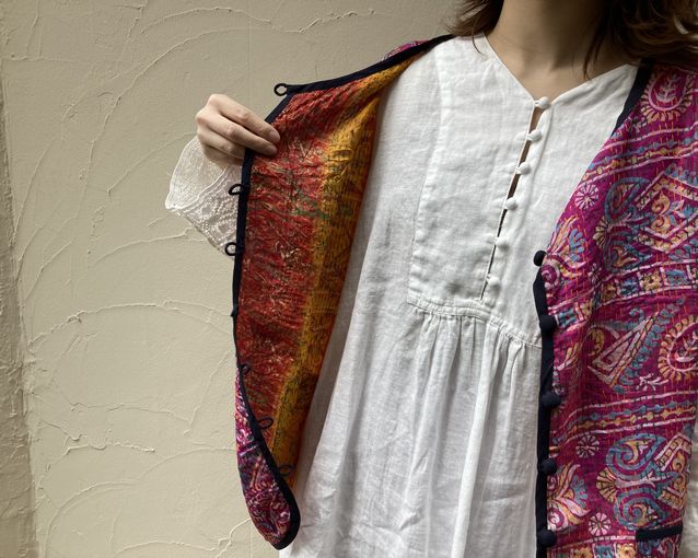 nest Robe ネストローブ 刺し子ASSORTローブ ジャケット コート MADE 