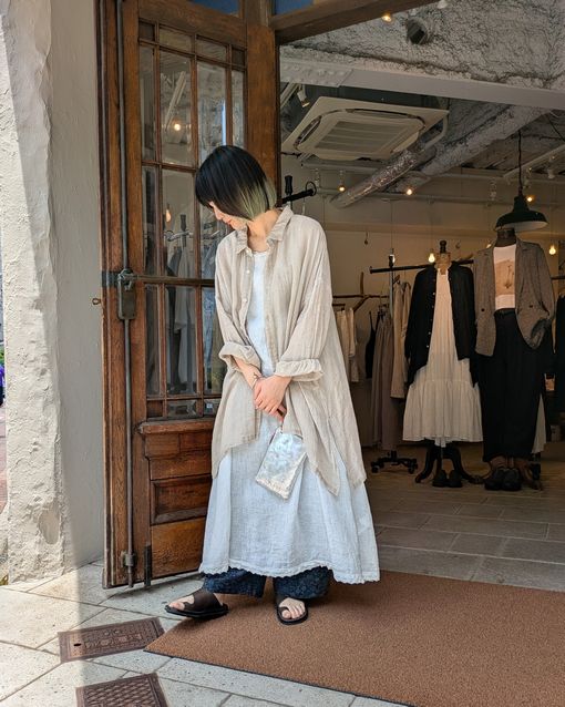 ネストローブ nest Robe テーラードジャケット 長袖 オフホワイト 白 