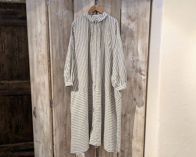 24AW ネストローブ コットンリネンストライプリボンドシャツ期間限定お値下げ ストライプ** | 神戸店 | nest Robe Shop Blog | nest Robe（ネスト