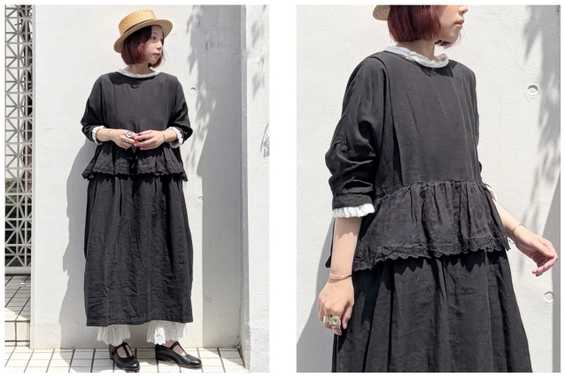 スカラップレース＆ブロックチェック＊ | 表参道店 | nest Robe Shop