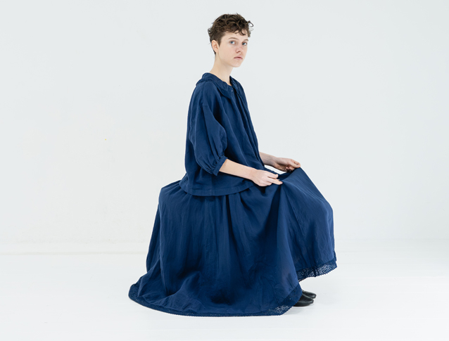 nest Robe ネストローブ ヘンプリネン ラップロングスカート fanage series | 岡山店 | nest Robe Shop Blog | nest Robe（ネスト