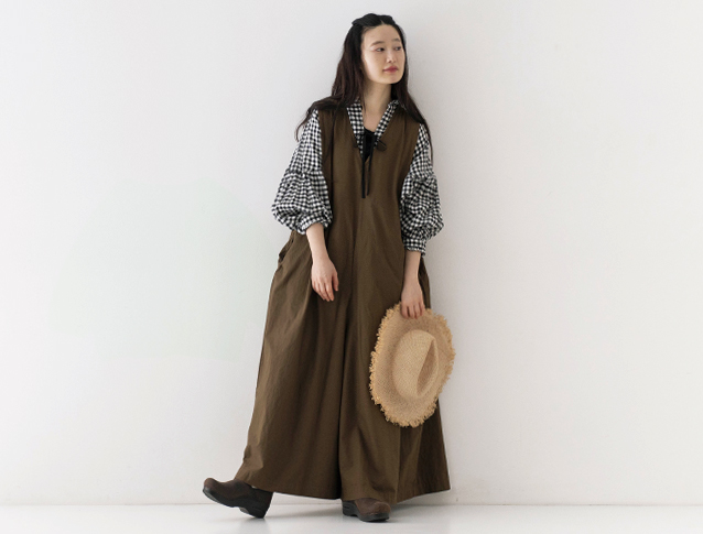 NEW IN】ハイツイストコットンサロペット&パンツ | ONLINE SHOP | nest