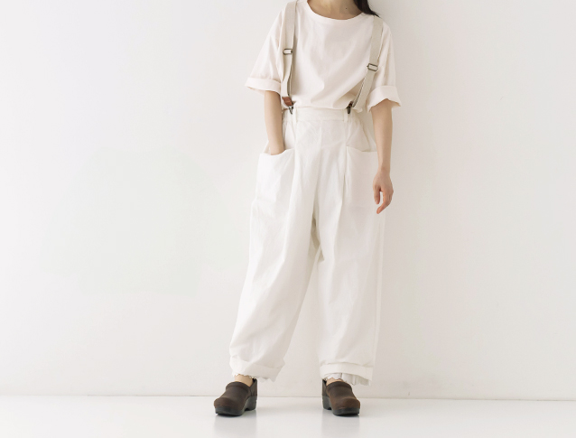 LIMITED】コットンリネンウェザーフロントポケットパンツ | ONLINE