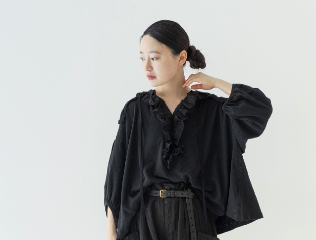 NEW COLOR】切替えフリルカットソーブラウス | ONLINE SHOP | nest