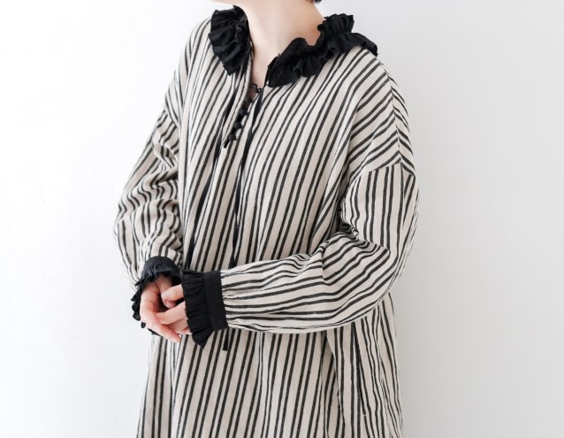 リンネル12月号掲載】リネンストライプ | PRESS ROOM | nest Robe Shop 