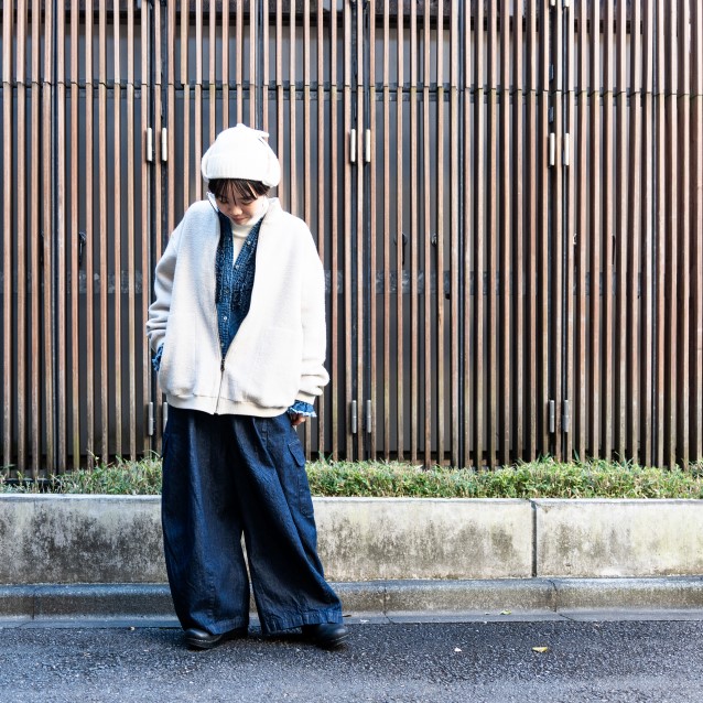 limited item コットンデニムバレルパンツ | PRESS ROOM | nest Robe 
