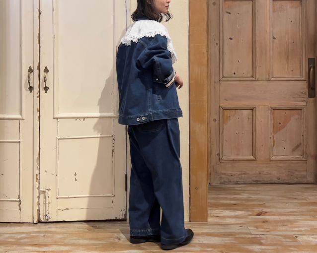nest Robe UpcycleLino BASIC デニムワイドパンツ UpcycleLino】BASIC デニムワイドパンツ limited item｜nest