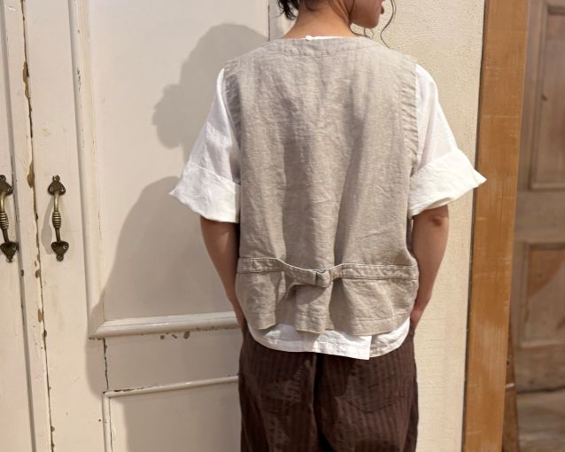 ネストローブ　完売　リネンドロストギャザーシャツジャケット ネストローブ 完売 リネンドロストギャザーシャツジャケット