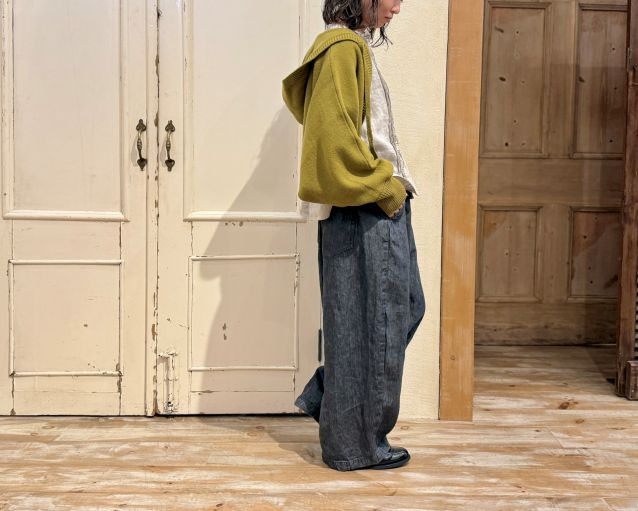 美品 2025AW ネストローブ nest Robe フェーデッドリネンウールニットジャンパー F‖グレー トップス プルオーバー 長袖【2400014889864】 秋のKNIT** | 梅田店 | nest Robe Shop Blog | nest Robe（ネスト