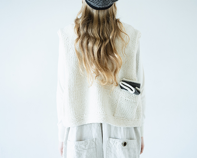 【ネストローブ】リネンカーディガン　羽織り　ジャガード　ガーゼ　ストール付き 白 Lady's（レディース） | nest Robe（ネストローブ）オフィシャルサイト