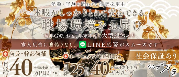 クラブ万葉（マンヨウ）年代別バナー