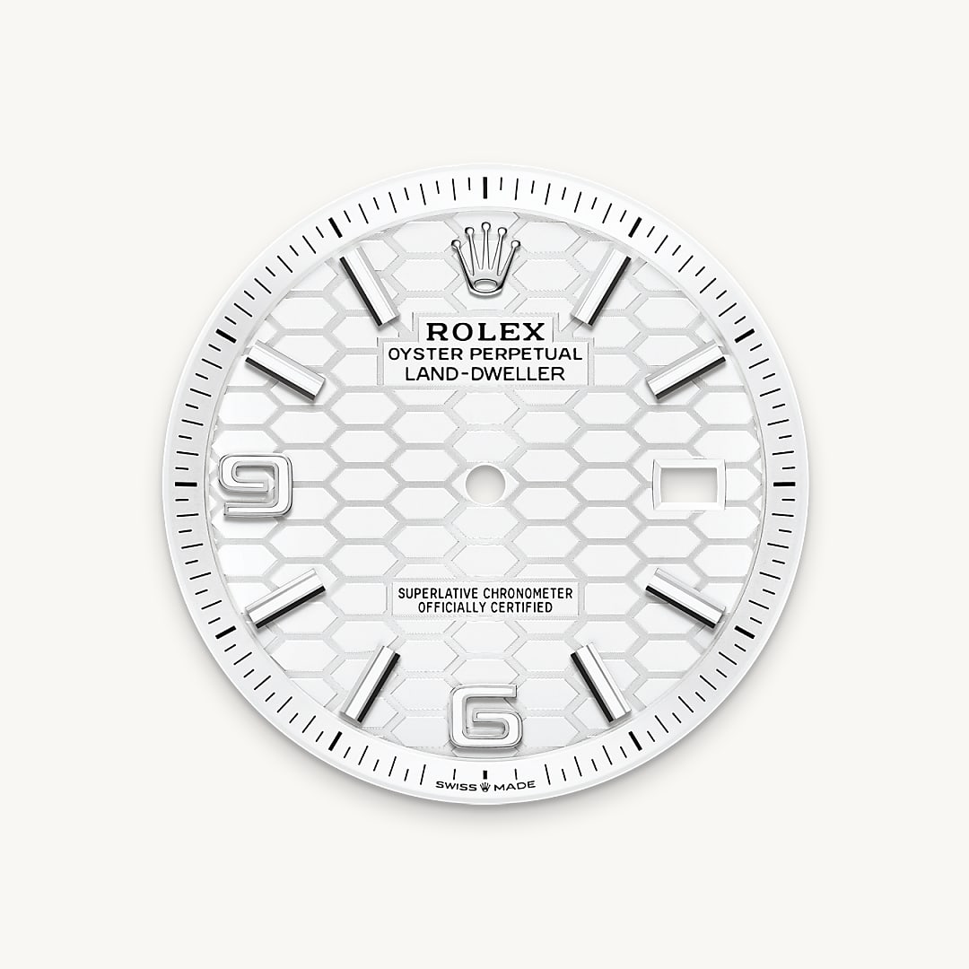 Rolex Land-Dweller腕錶白色黃金鋼（蠔式鋼與白色黃金的組合）款，M127334-0001 - 寶鴻堂鐘表