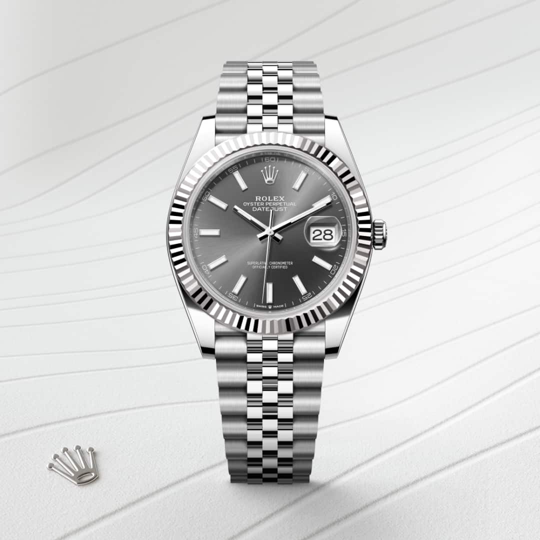 Rolex Datejust腕錶白色黃金鋼（蠔式鋼與白色黃金的組合）款，M126334-0014 - 寶鴻堂鐘表