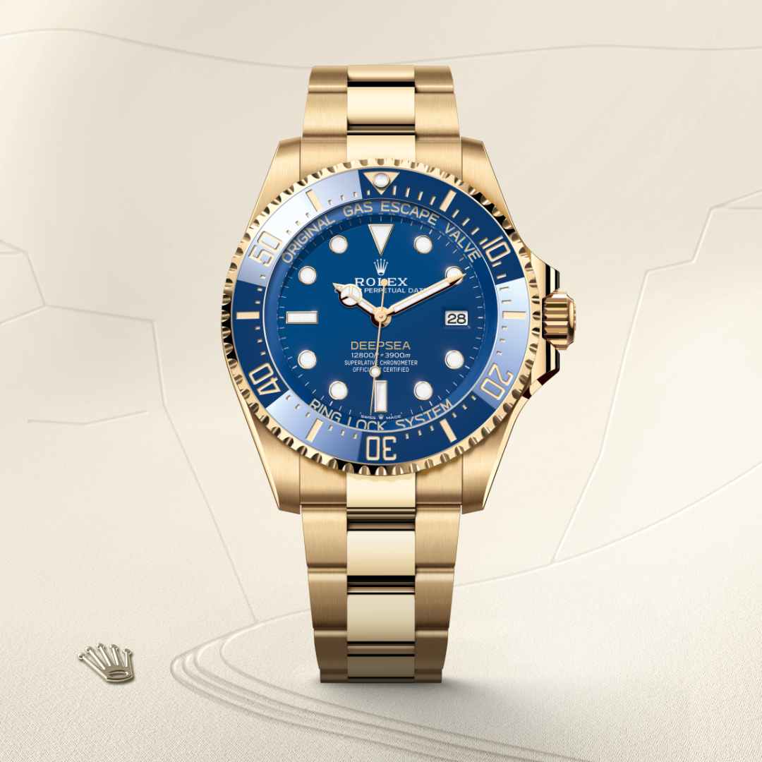 Rolex Deepsea腕錶18K黃金款，M136668LB-0001 - 寶鴻堂鐘表
