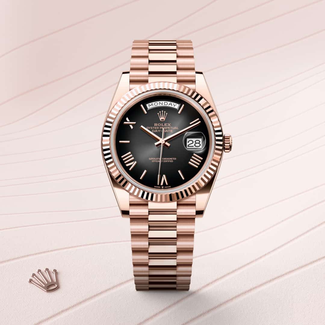 Rolex Day-Date腕錶18K永恒玫瑰金款，M228235-0055 - 寶鴻堂鐘表