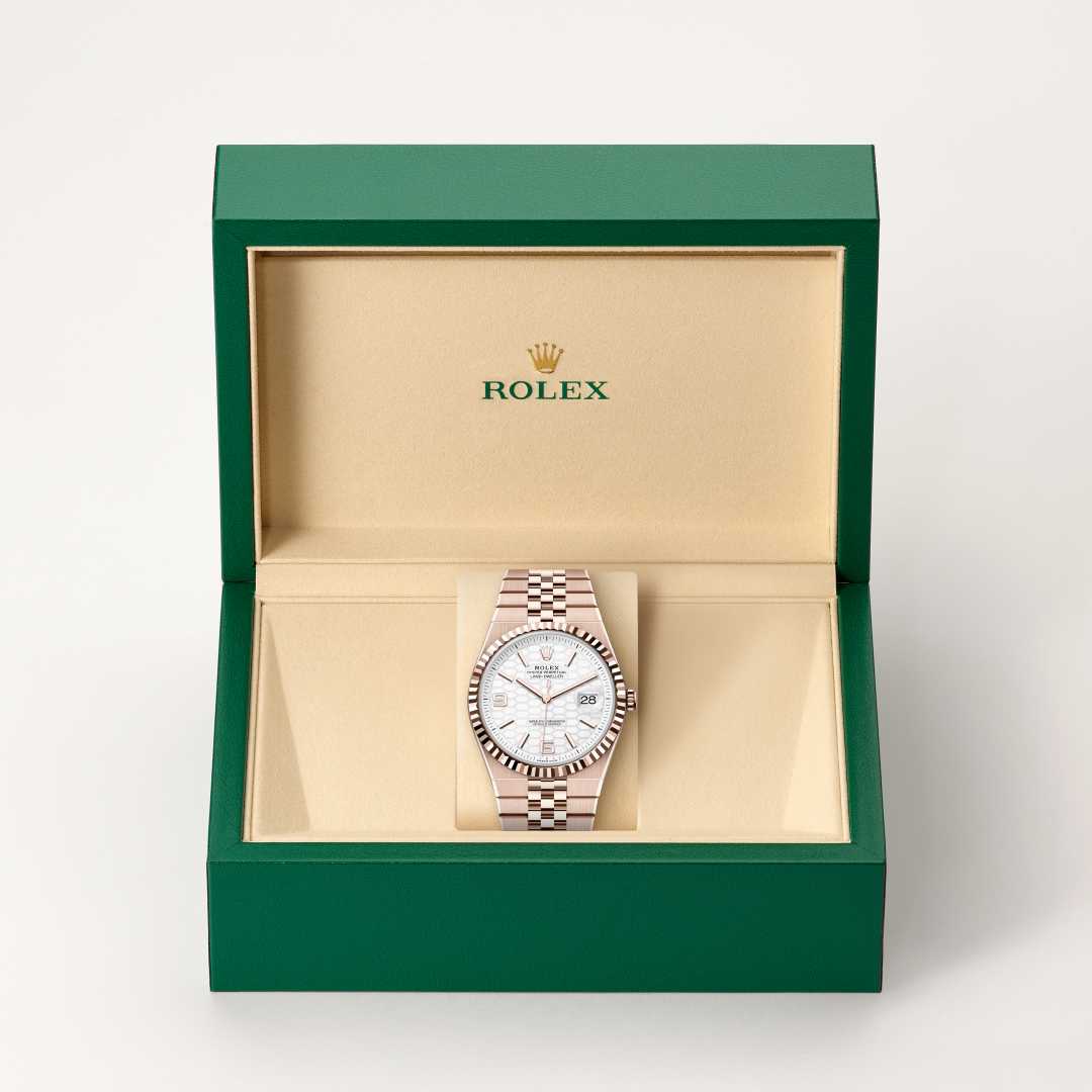 Rolex Land-Dweller腕錶18K永恒玫瑰金款，M127335-0001 - 寶鴻堂鐘表