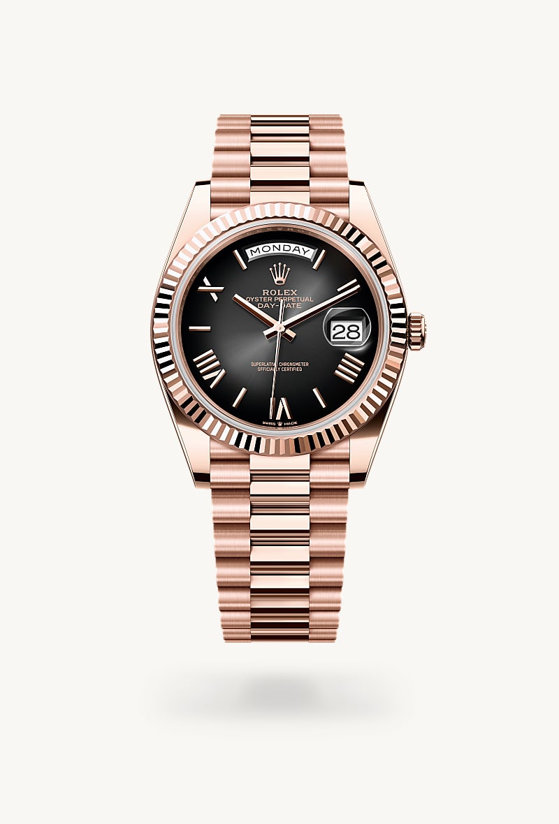 Rolex Day-Date腕錶18K永恒玫瑰金款，M228235-0055 - 寶鴻堂鐘表