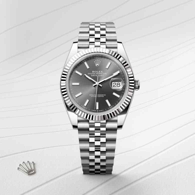 Rolex Datejust腕錶白色黃金鋼（蠔式鋼與白色黃金的組合）款，M126334-0014 - 寶鴻堂鐘表