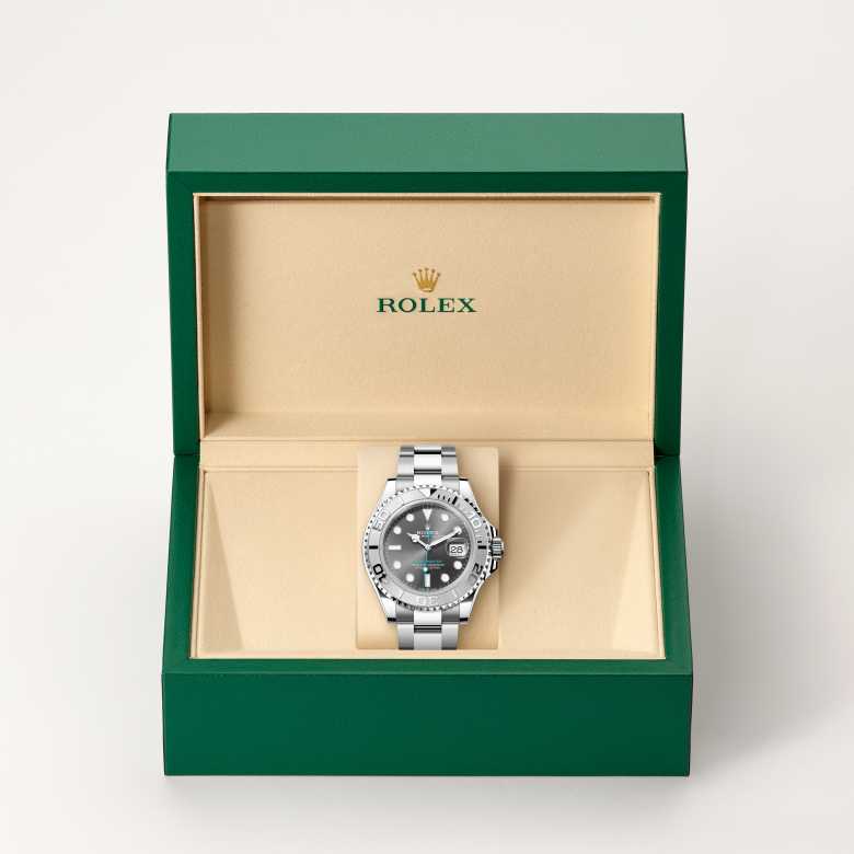 Rolex Yacht-Master腕錶鉑金鋼（蠔式鋼與鉑金的組合）款，M126622-0001 - 寶鴻堂鐘表